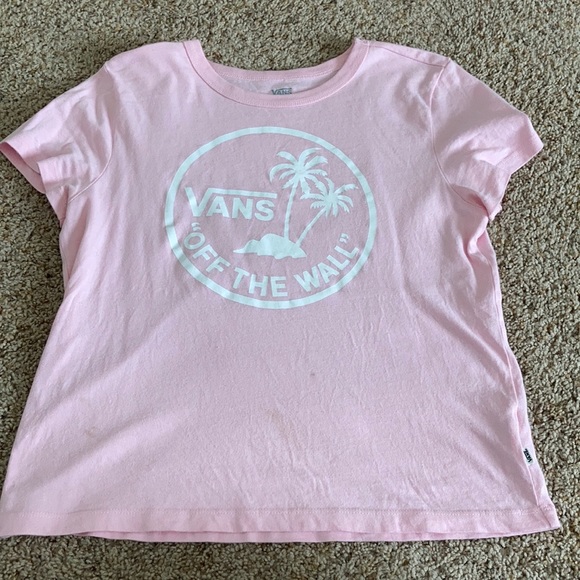 Pink vans logo t-shirt - Picture 1 of 3